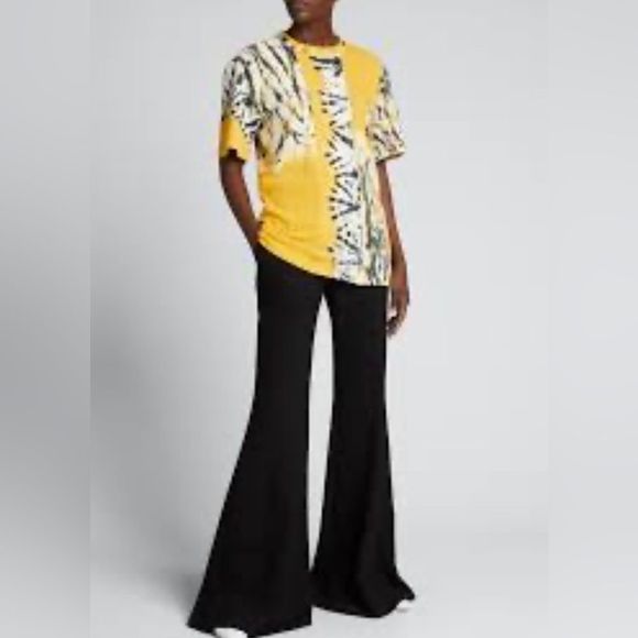 PROENZA SCHOULER Cutout Tie Dye Panel T Shirt - Picture 6 of 13